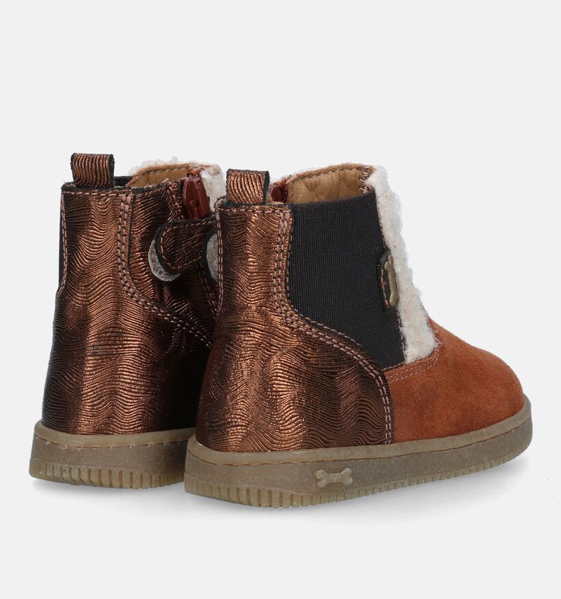 STONES and BONES Neki Cognac Babyboots voor meisjes (329443) - geschikt voor steunzolen