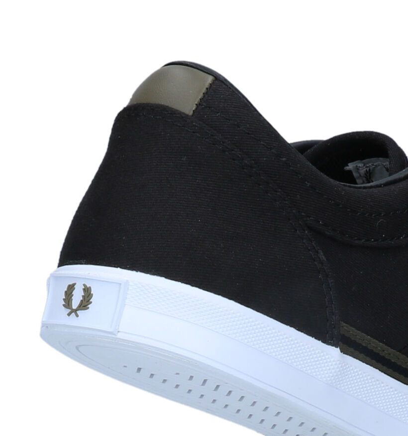 Fred Perry Baseline Zwarte Veterschoenen voor heren (325755)