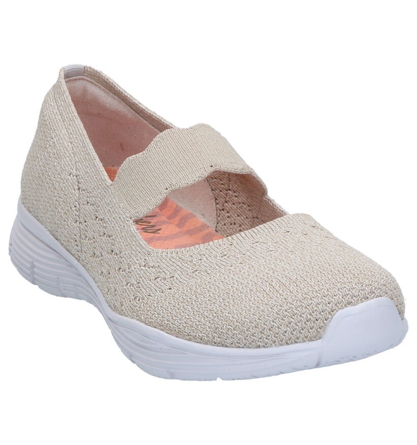 Skechers Zwarte Instappers in stof (272791)