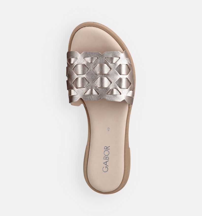 Gabor Gouden Platte Sandalen voor dames (371141)