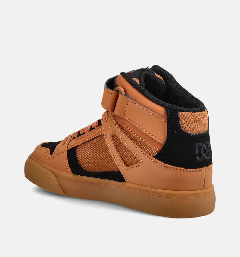 DC Shoes Pure High Top Cognac Hoge Sneakers voor jongens (376207) - geschikt voor steunzolen