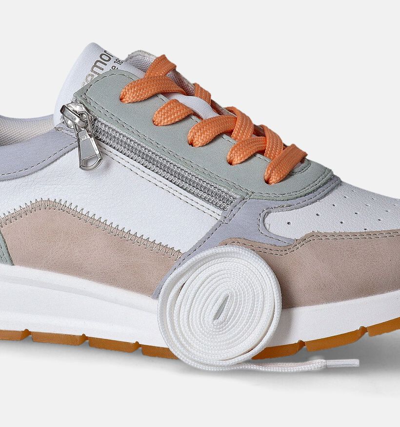 Remonte Witte Sneakers voor dames (351222) - geschikt voor steunzolen