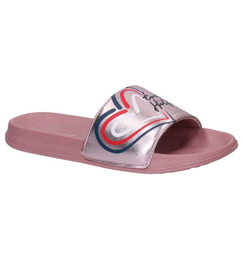 Tommy Hilfiger Roze Badslippers in kunststof (285697)