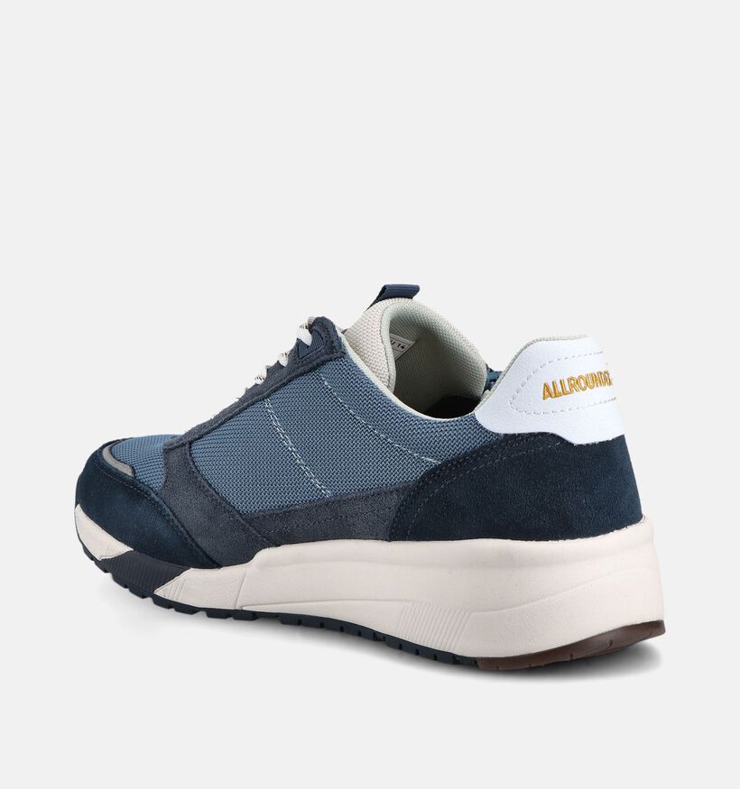 Allrounder Scarmaro Blauwe Veterschoenen voor heren (370223) - geschikt voor steunzolen