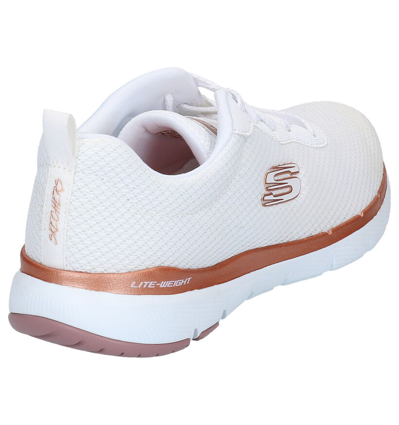 Skechers Flex Appeal 3.0 Zwarte Sneakers in stof (301476)