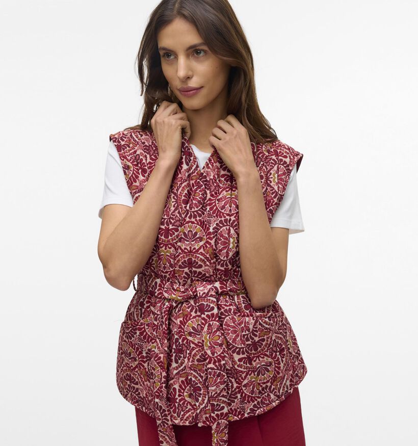 Vero Moda Florence Fae Manteau en Rouge pour femmes (366408)