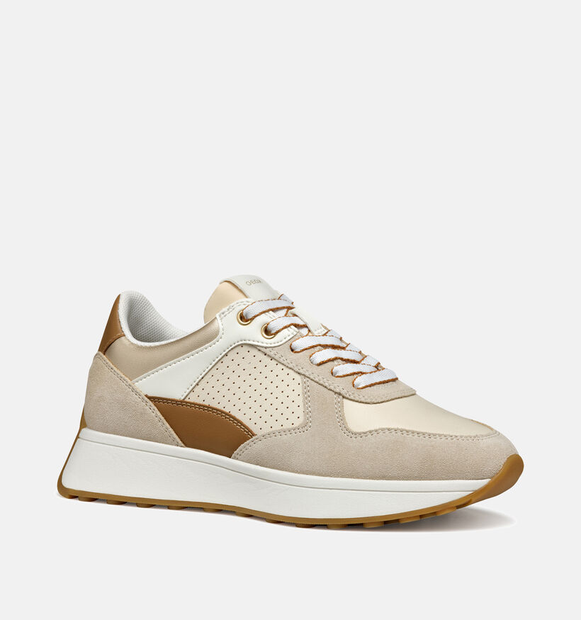 Geox Amabel Baskets en Beige pour femmes (353788) - pour semelles orthopédiques