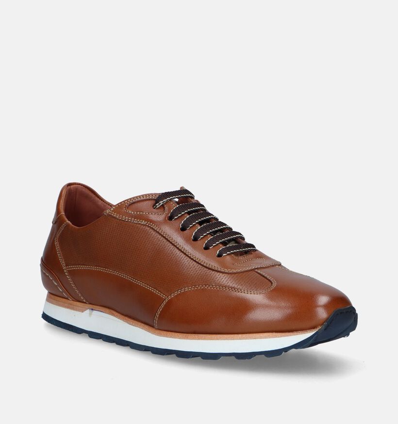 Ambiorix Icarius Chaussures à lacets en Bleu Ambiorix Icarius Chaussures à lacets en Cognac pour hommes (327719) - pour semelles orthopédiques