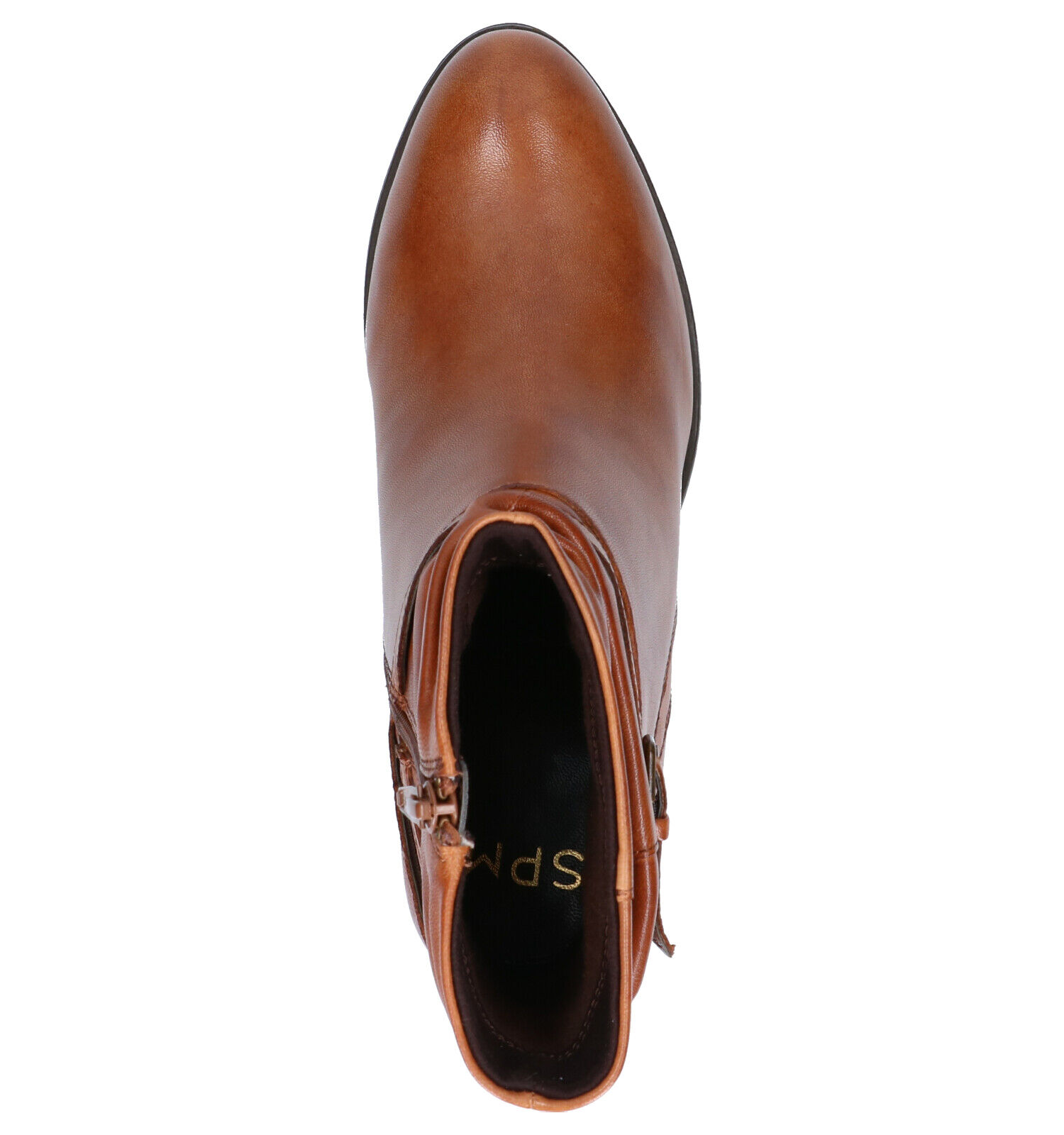 Spm LATOYA enkellaars cognac - damesschoenen | Ruka Shoe (Herzele)