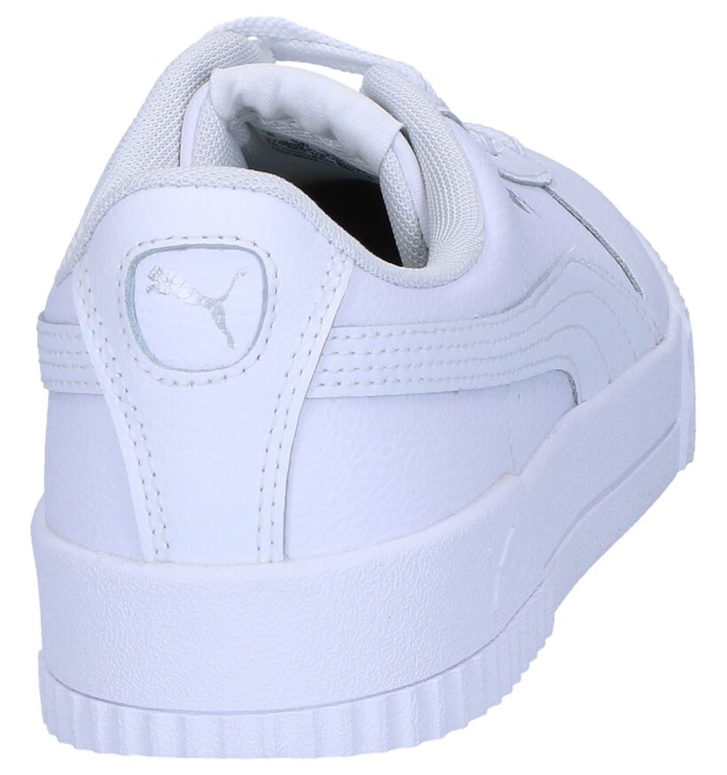 Puma Carina Witte Sneakers in kunstleer (276773)