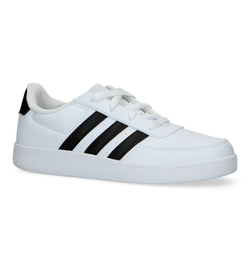 adidas Breaknet 2.0 Baskets en Blanc pour filles, garçons (324115) - pour semelles orthopédiques