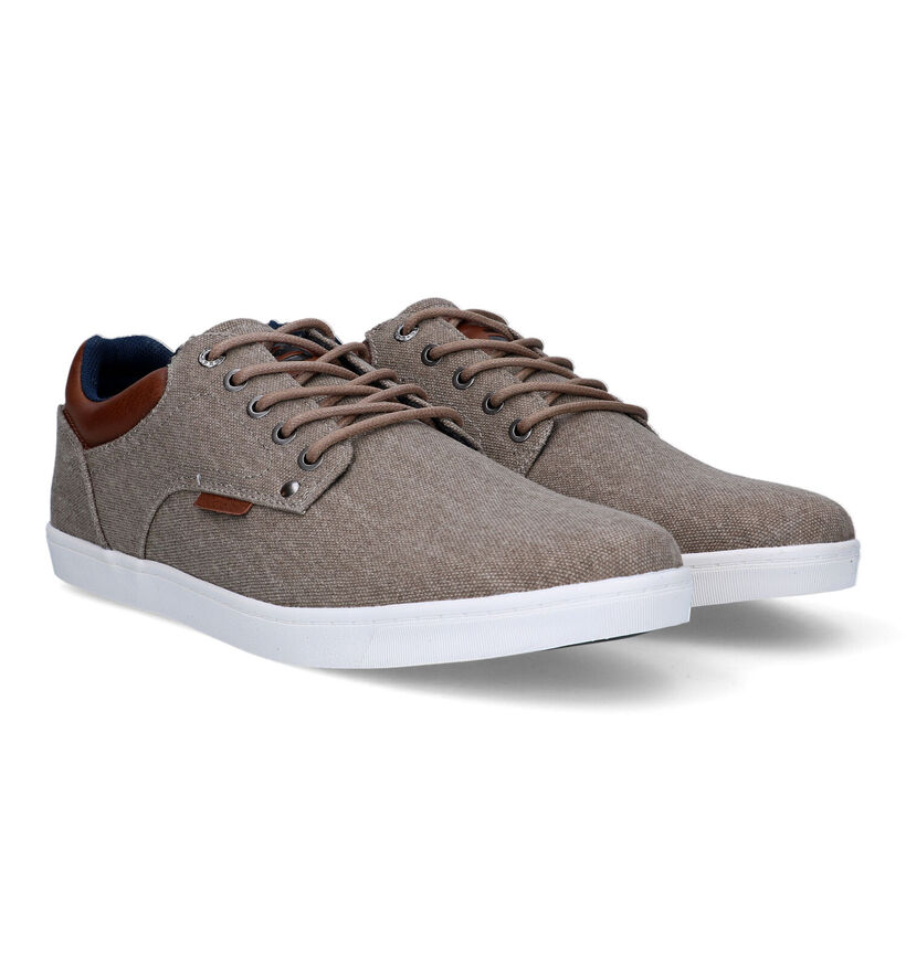 Bullboxer Chaussures à lacets en Beige pour hommes (318914) - pour semelles orthopédiques