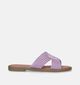 Signatur Nu-pieds plates en Violet pour femmes (340664)