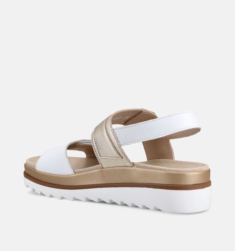 Mephisto Dakota Sandales en Blanc/Or pour femmes (370565)