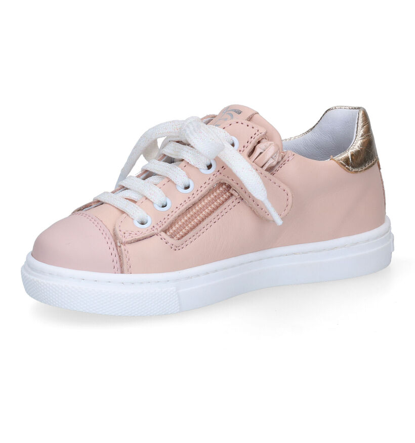 FR by Romagnoli Baskets basses en Rose clair pour filles (307785) - pour semelles orthopédiques