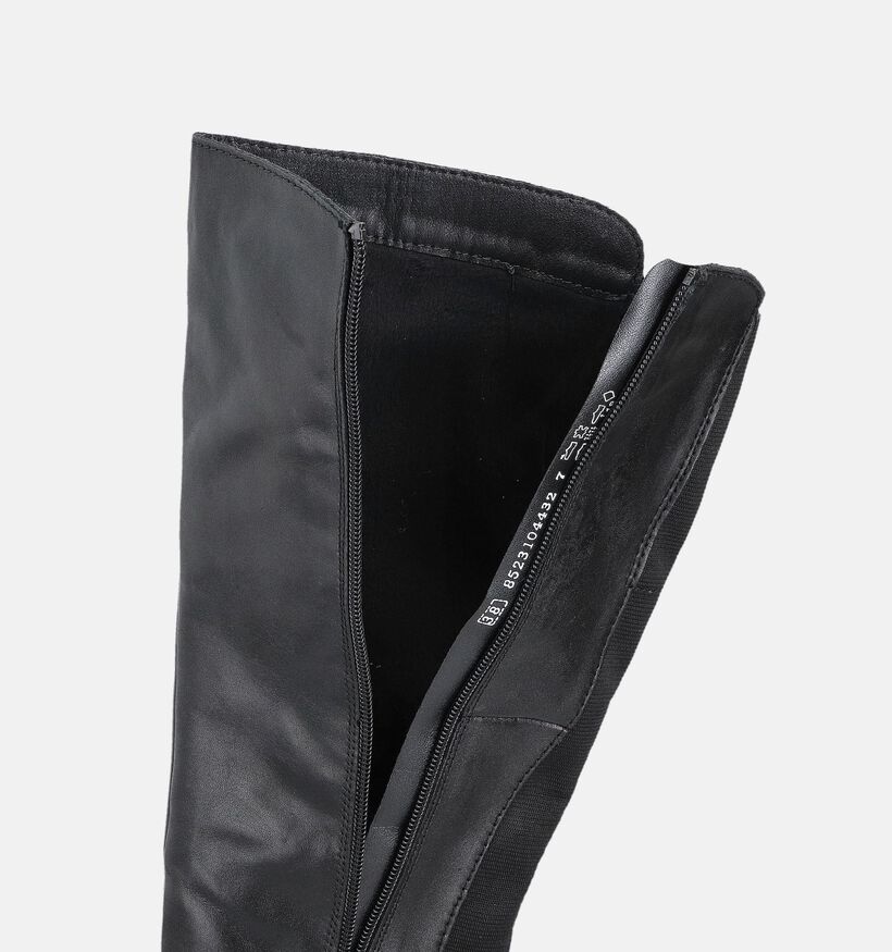 Rieker Bottes hautes en Noir pour femmes (363521) - pour semelles orthopédiques