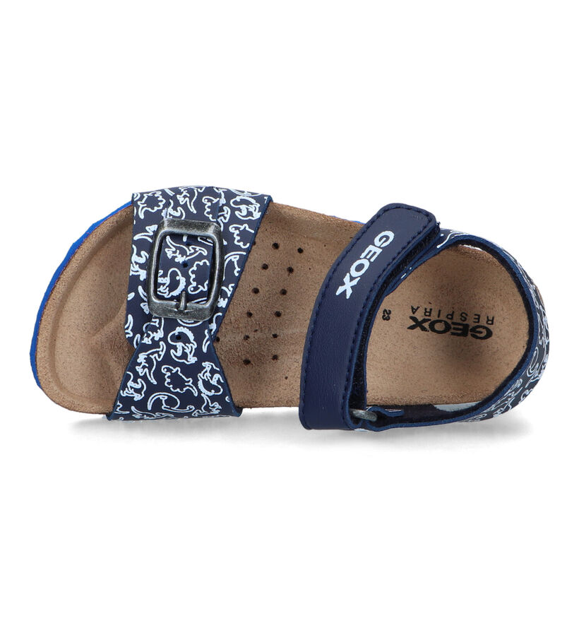 Geox Chalki Blauwe Sandalen in kunstleer (320615)