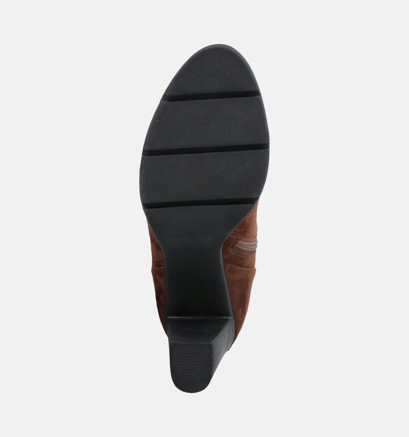 Nathan-Baume Bottes hautes en Brun fonc&eacute; pour femmes (380283)