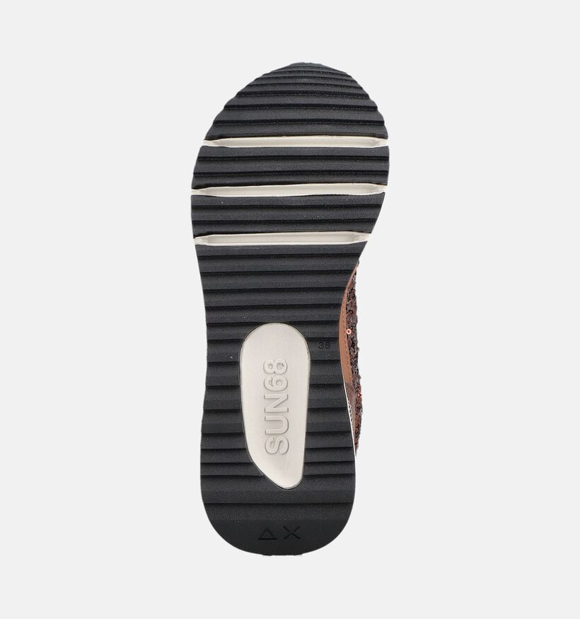 Sun68 Big Ally Baskets en Marron pour femmes (379722) - pour semelles orthop&eacute;diques