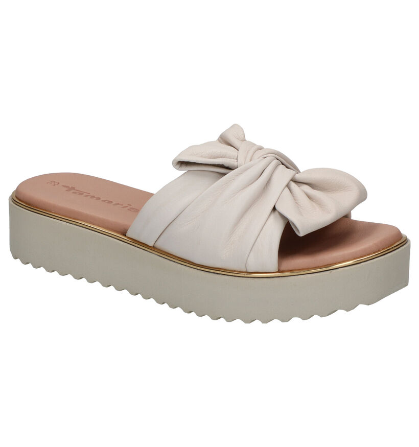 Tamaris TOUCH it Nu-pieds en Bronze en cuir (243539)