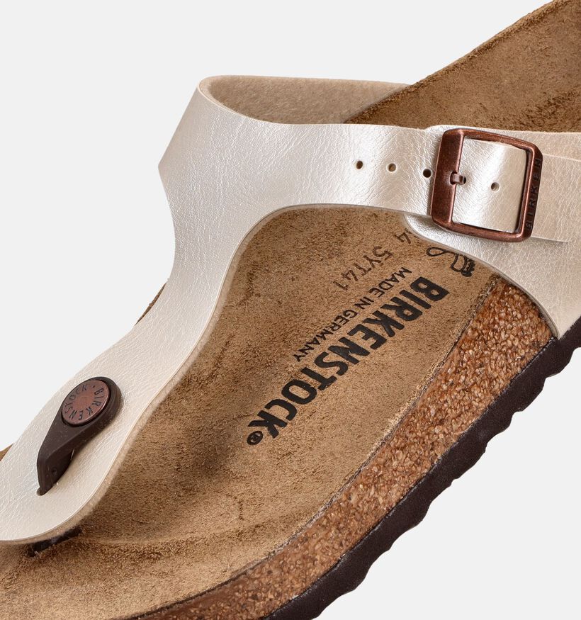 Birkenstock Gizeh Tongs en Nacre pour femmes (369560)