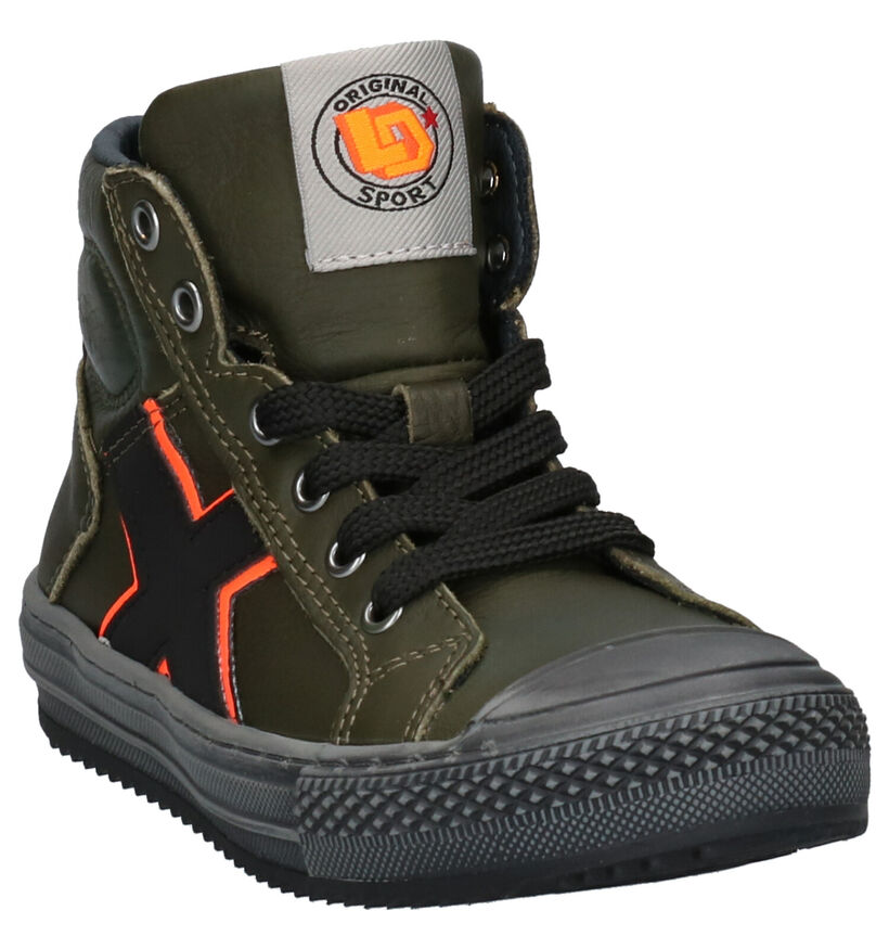 Little David Maxim Kaki Sneakers in leer (261378)