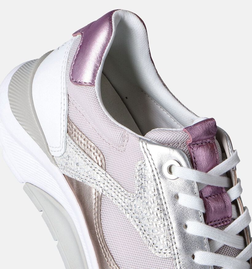 Gabor Rollingsoft Witte Veterschoenen voor dames (352058) - geschikt voor steunzolen