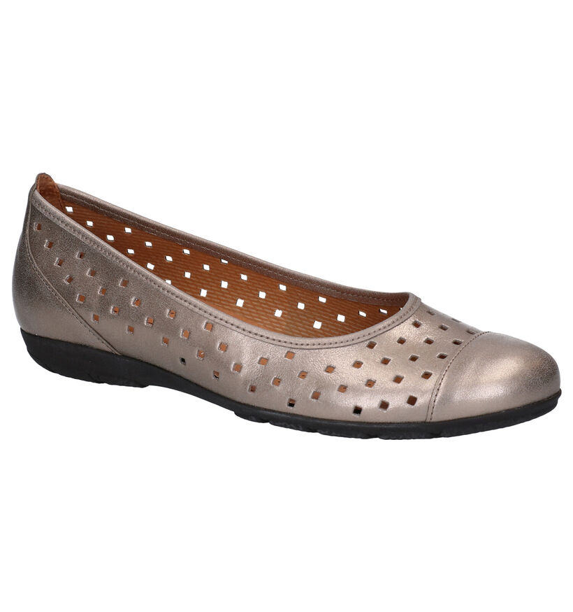 Gabor Hovercraf Ballerines en Bronze en cuir (287750)