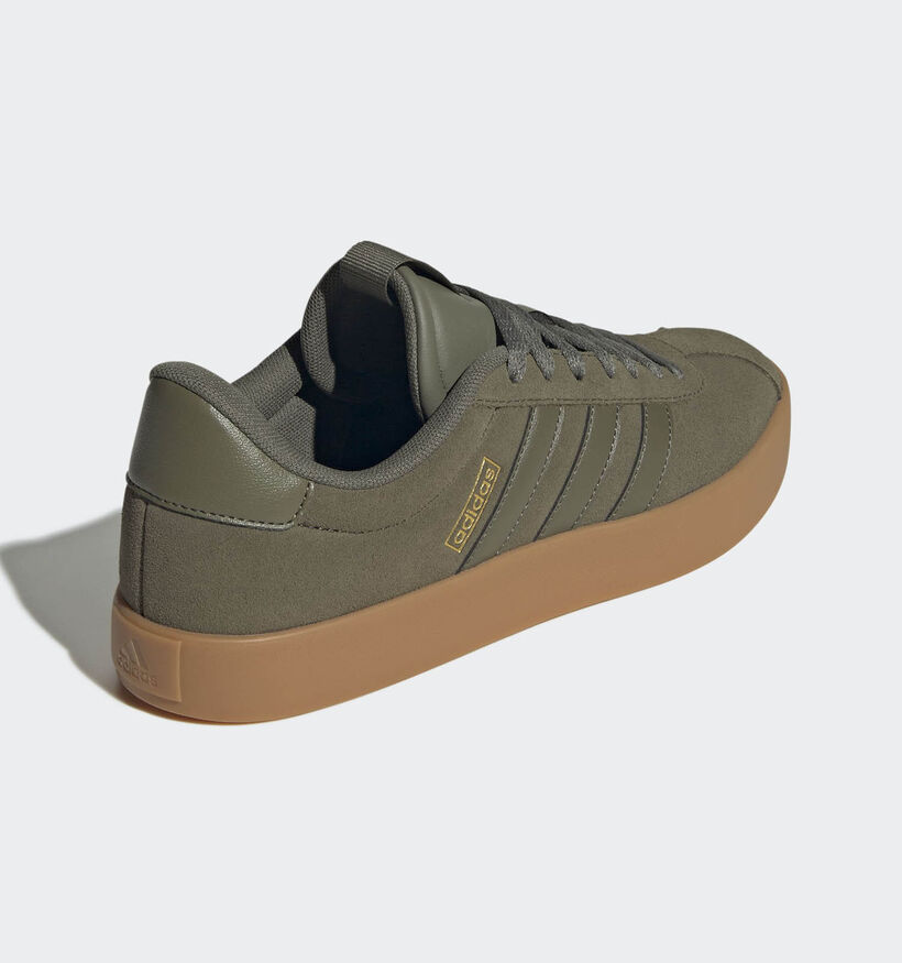 adidas VL Court 3.0 Baskets en Vert pour hommes (365409) - pour semelles orthopédiques