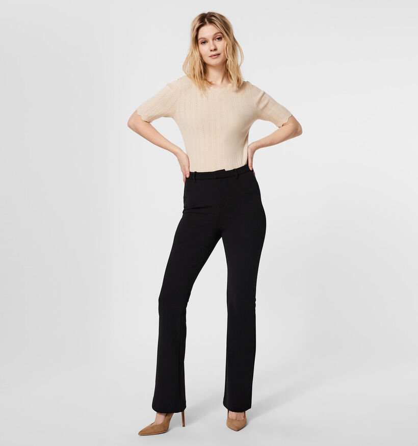 Vero Moda Maya Mr Flared Zwarte Broek L30 voor dames (328964)