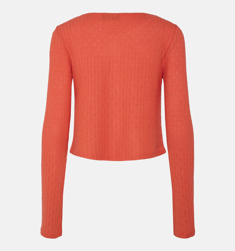 Pieces Sourtney Rode Cardigan met knopen voor dames (352474)