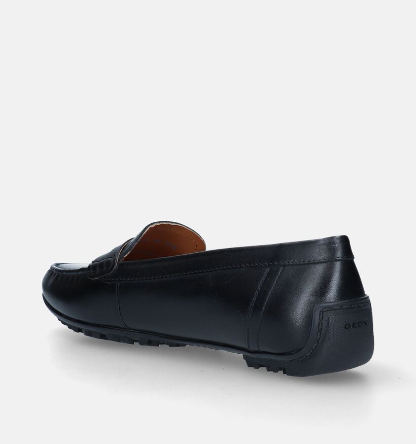 Geox Kosmopolis Mocassins en Noir pour femmes (335648) - pour semelles orthopédiques