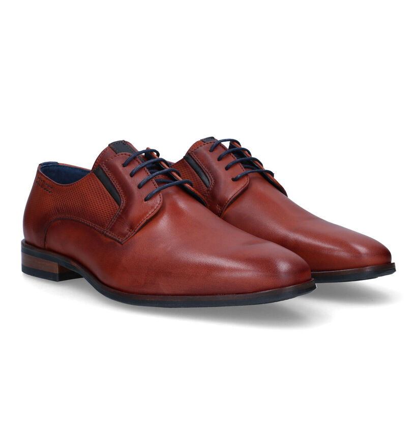 Berkelmans Sameiro Chaussures habillées en Cognac pour hommes (329596)