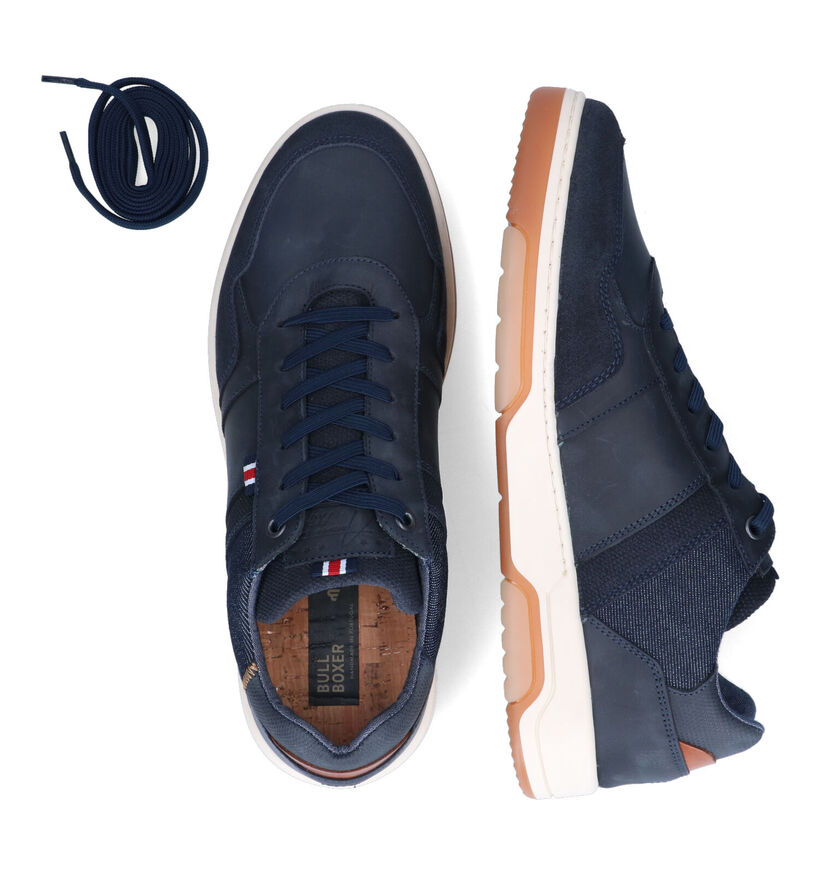 Bullboxer Chaussures à lacets en Bleu pour hommes (325103) - pour semelles orthopédiques