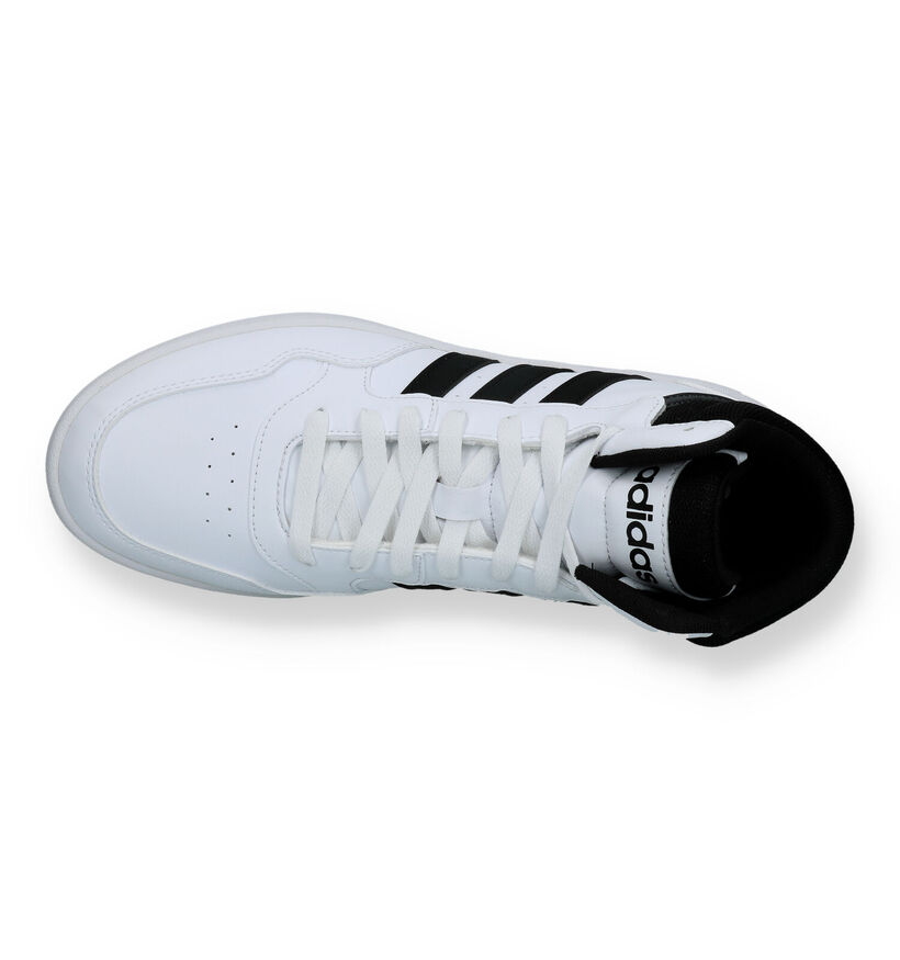 adidas Hoops 3.0 Mid Baskets en Blanc pour hommes (326292)