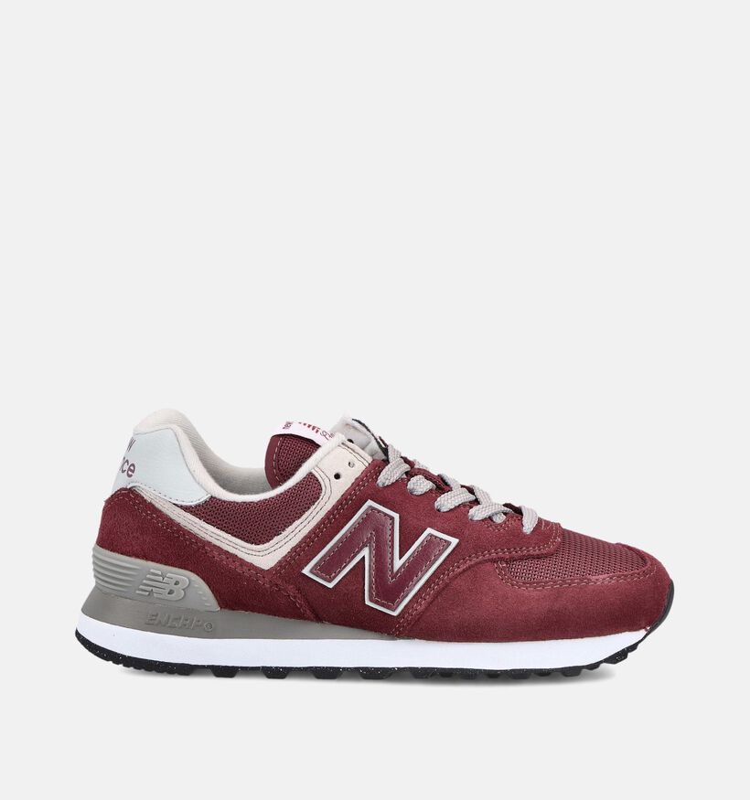 New Balance 574 Bordeaux Sneakers voor dames (374987) - geschikt voor steunzolen
