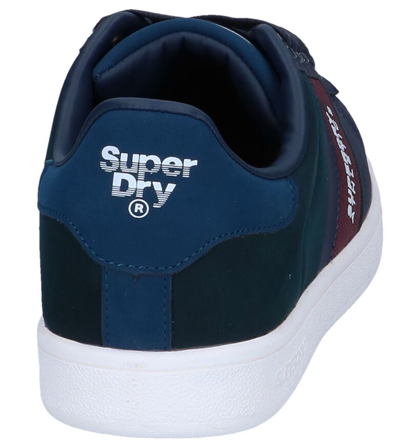 Donkerblauwe Veterschoenen Superdry in kunstleer (236291)