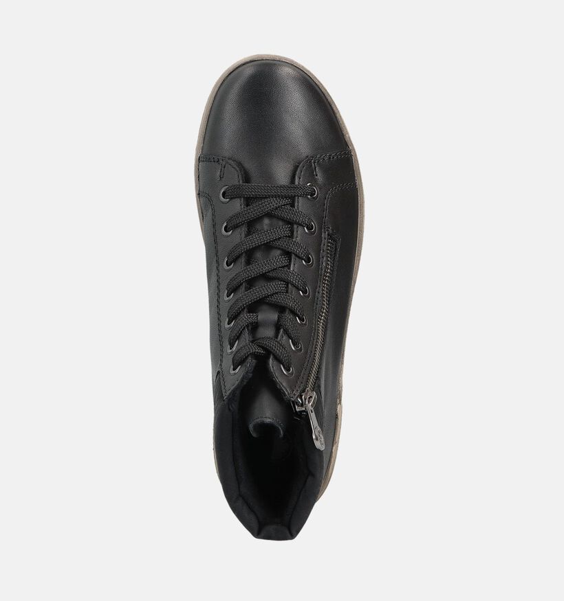 Rieker Zwarte Hoge Sneakers voor dames (360477) - geschikt voor steunzolen