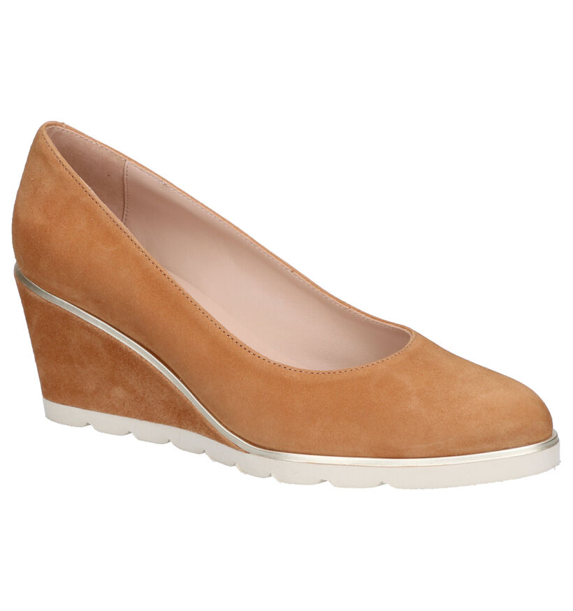 JHay Cognac Pumps in daim (273116)