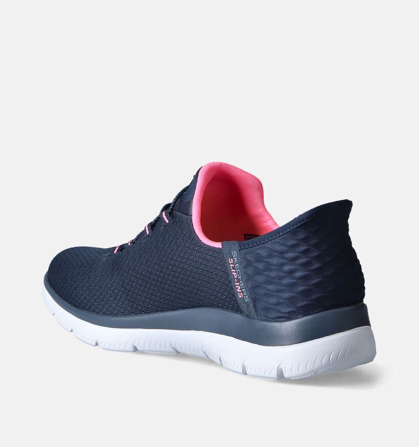 Skechers Summits Slip-ins en Bleu pour femmes (353634) - pour semelles orthopédiques