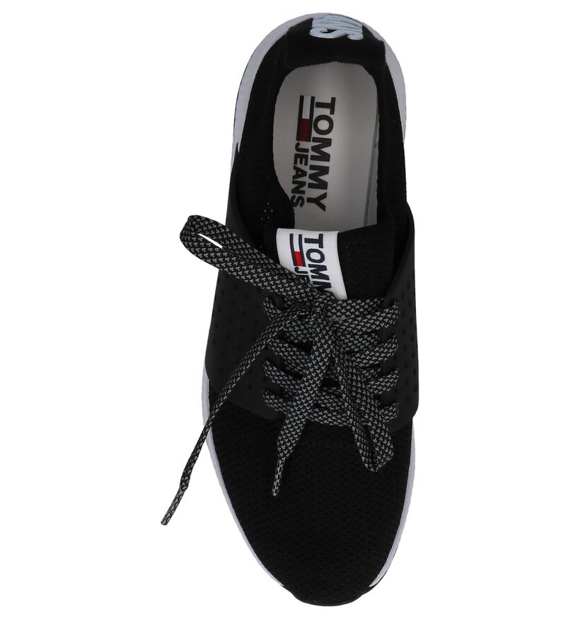 Tommy Hilfiger Zwarte Sneakers in stof (212234)