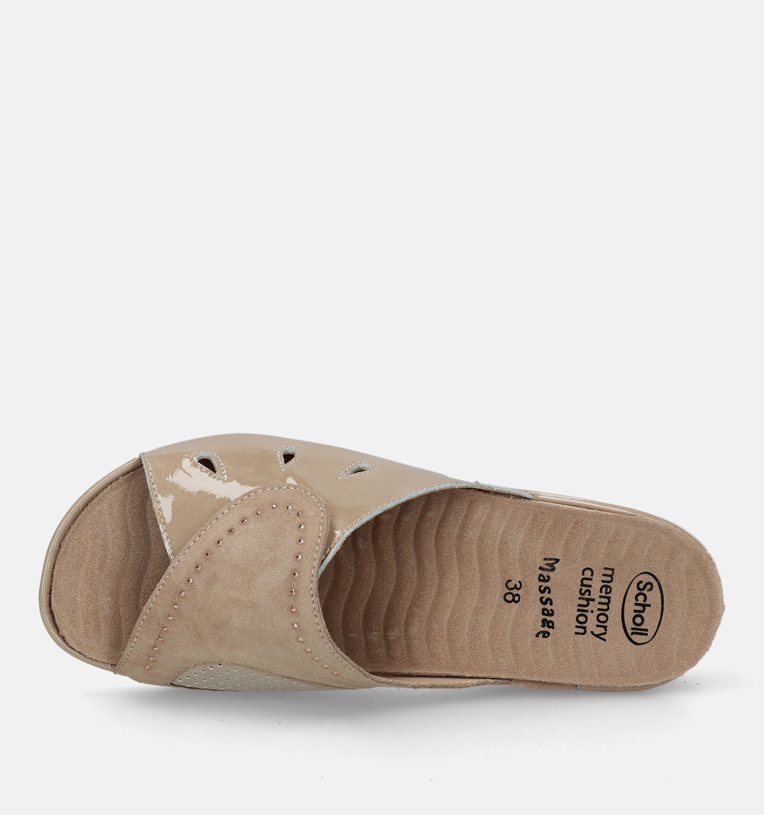 Scholl Nives Mules en Taupe Femmes Nu pieds en ligne sur TORFS.BE