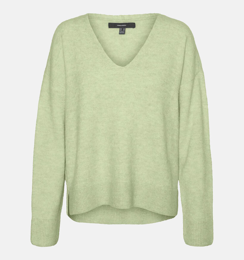 Vero Moda Philine V-neck Groen Trui voor dames (335325)