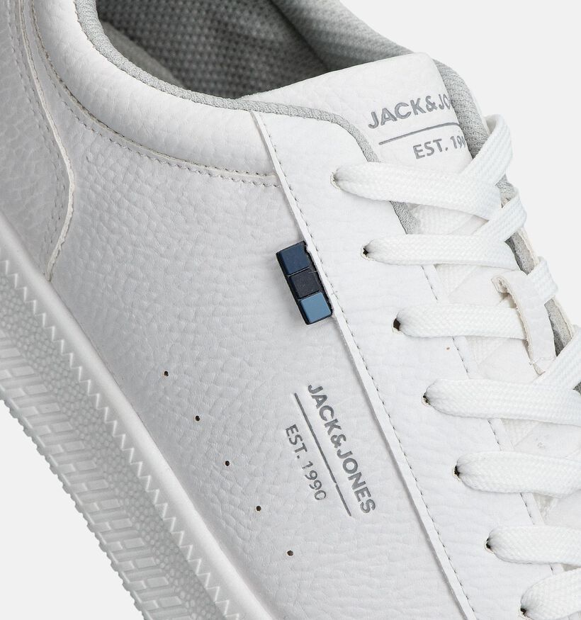 Jack & Jones Haven Tumble Witte Veterschoenen voor heren (362874) - geschikt voor steunzolen