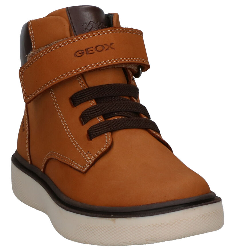 Geox Chaussures hautes en Cognac en cuir (254509)