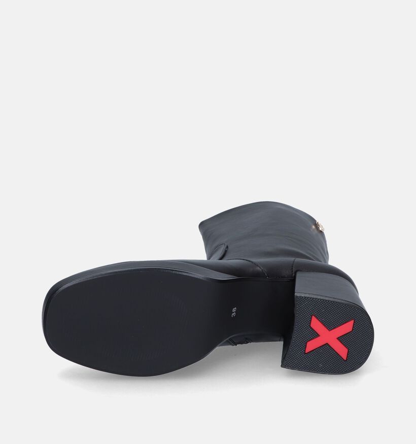 Mexx Kiwi Ecru Enkellaarzen met blokhak voor dames (329904)