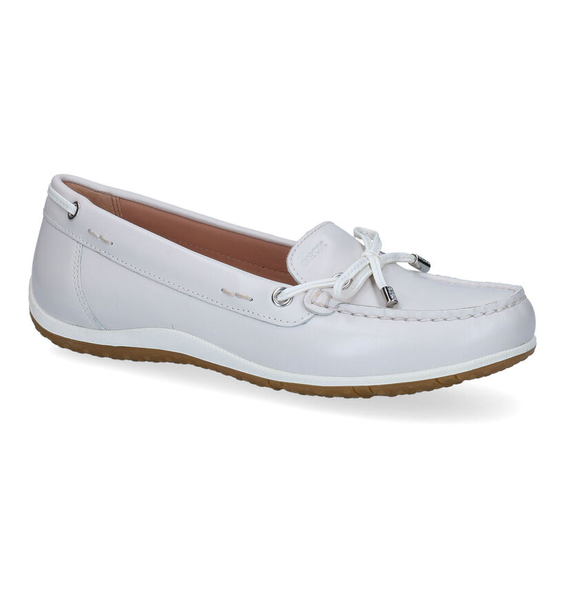 Geox Vega Moc Ecru Mocassins voor dames (303577)