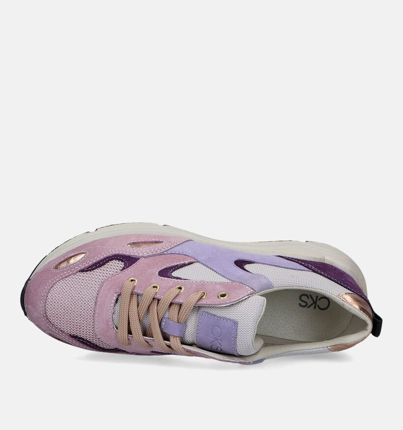 CKS Cienna Groene Sneakers voor dames (331674) - geschikt voor steunzolen