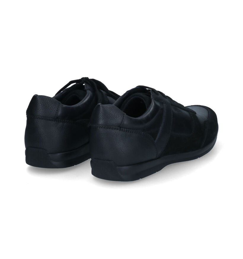 Geox Adrien Zwarte Lage Schoenen in kunstleer (315627)