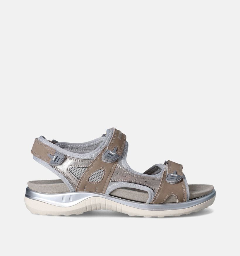 G-Comfort Sandales pour Semelles Orthopédiques en Taupe pour femmes (357728) - pour semelles orthopédiques
